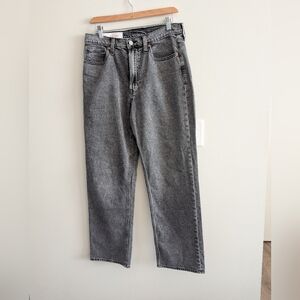 GAP Women's Straight Jeans - Gray 90s High Rise 8/29
